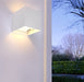 MIRODEMI® Black/White Outdoor Waterproof Aluminum Cube Shape LED Wall Lamp For Garden W3.9*D3.1*H3.9" / Warm white / White