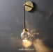 MIRODEMI® Gold Minimalist Diamond Design Crystal Pendant Wall Lamp