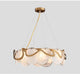 MIRODEMI® Gold design glass light fixture Imitation marble / 23.5'' / Warm light (3000K)/ Dimmable