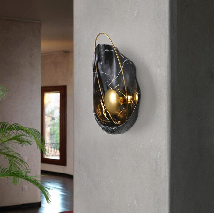 MIRODEMI® Postmodern Personalized Marble Light Luxury Wall Sconce for Living Room