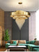 MIRODEMI® Art design gold LED chandelier for living room, bedroom.