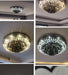 MIRODEMI® Round modern black crystal chandelier - Mirodemi