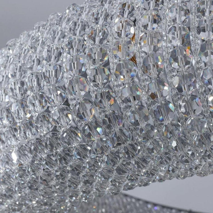 MIRODEMI® Crystal pendant modern round chandelier