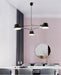 MIRODEMI® Pivot Pendant Lamp for Kithchen, Dining Room. Living Room 3 Lights / Cool Light