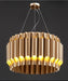 MIRODEMI® Brushed gold stainless steel light fixture for living room. 23.6'' / Warm Light / Dimmable