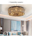 MIRODEMI® Smoky gray crystal chandelier for living space, luxury bedroom