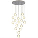 MIRODEMI® Crystal hanging light fixture for living room, staircase, dining room, stairwell