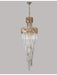 MIRODEMI® Spiral crystal chandelier for staircase, living room, lobby, stairwell