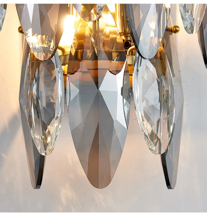 MIRODEMI® Modern LED crystal wall lamp for Indoor home decor