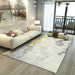 Beige/Grey Short Plush Rectangle Area Carpet 3'3"х5'3" (100х160сm) / K02