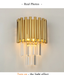 MIRODEMI® LED gold wall sconce lighting