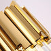 MIRODEMI® Gold/chrome light fixture for home decor