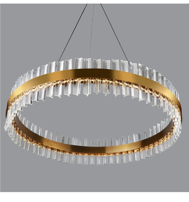 MIRODEMI® Contemporary round crystal chandelier for living room, dining room