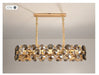 MIRODEMI® Chandelier luxury round gold home decoration