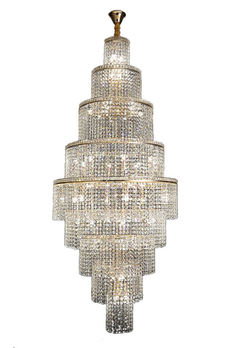 MIRODEMI® Large Luxury crystal chandelier for staircase, living room, stairwell