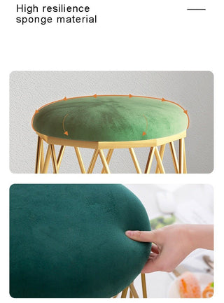 Creative Luxury Iron Wrought Iron Ottoman image | luxury furniture | unique ottoman | unique furniture | creative furniture