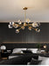 MIRODEMI® Modern nordic LED chandelier made of diamond crystal and copper