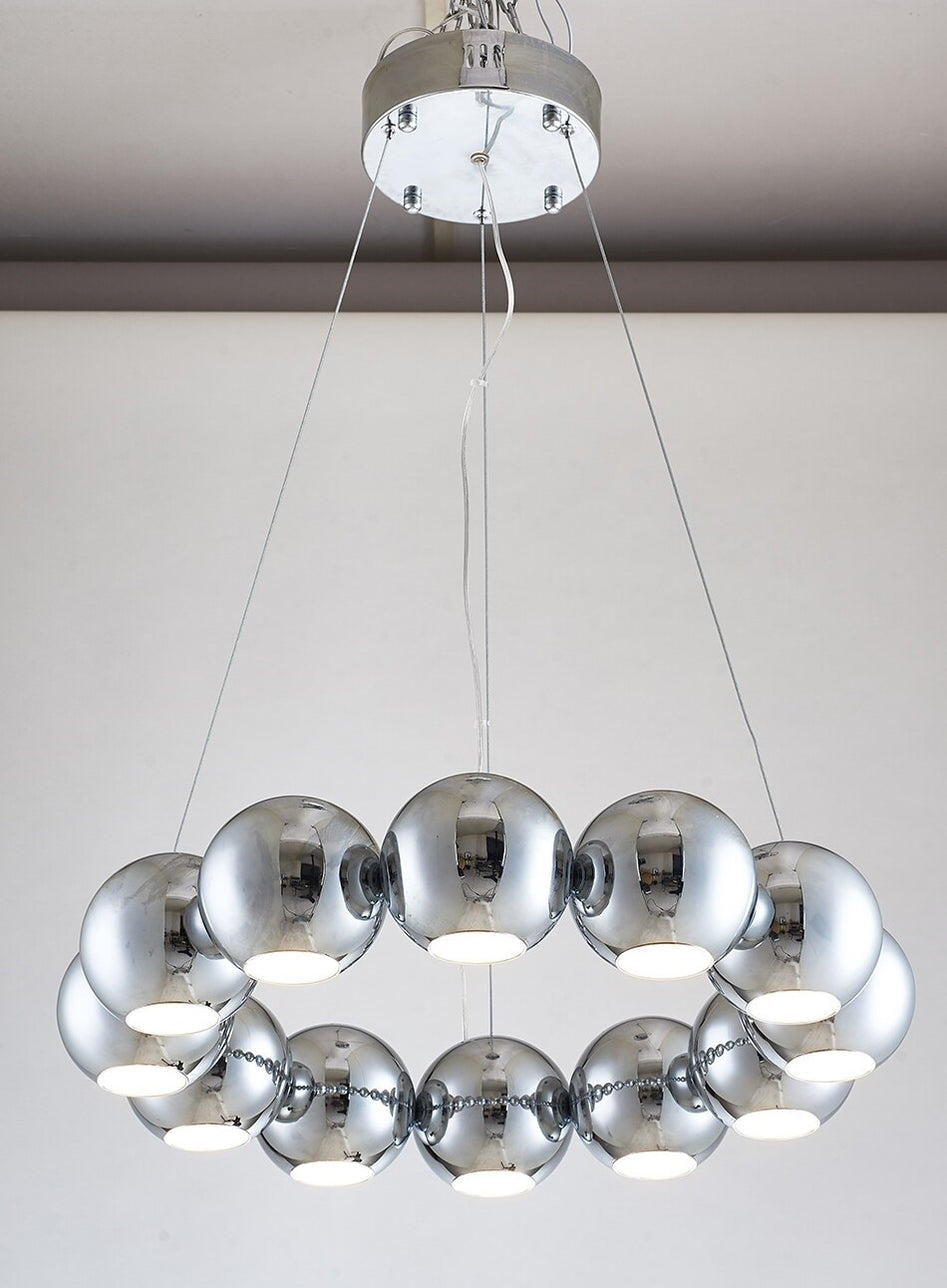 Gold/silver hanging light fixture for bedroom, living room — Mirodemi