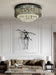 MIRODEMI® Black modern ceiling chandelier - Mirodemi 19.5'' / Warm light (3000K) / Dimmable