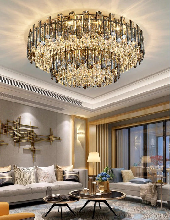 MIRODEMI® Luxury living room, bedroom chandelier for ceiling. 31.5'' / Warm Light / Dimmable
