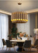 MIRODEMI® Brushed gold stainless steel light fixture for living room.