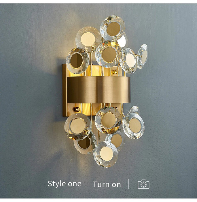 MIRODEMI® Modern gold wall sconce (second style)