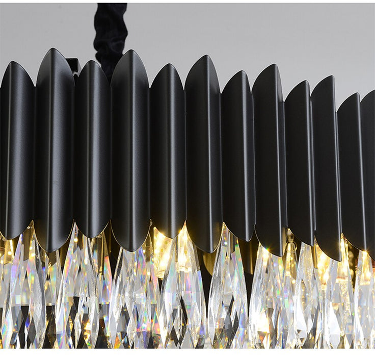 MIRODEMI® New modern luxury black crystal sconce