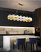 MIRODEMI® Oval marble chandelier for dining room, kitchen island.