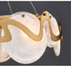 MIRODEMI® Gold design glass light fixture