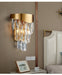 MIRODEMI® Luxury gold crystal wall sconce