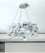 MIRODEMI® Chrome round crystal light for living room, bedroom, dining room