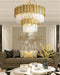 MIRODEMI® Luxury modern crystal chandelier for staircase, living room, dining room, stairwell