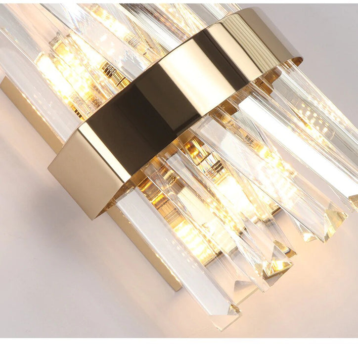 MIRODEMI® Modern gold wall sconce with creative design