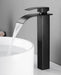 MIRODEMI® Black Waterfall Basin Faucet Single Lever Bathroom Vessel Sink Tap Deck Mounted