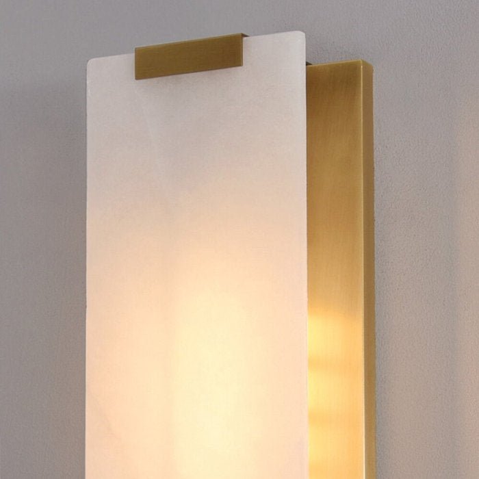 MIRODEMI® Luxury Copper-Marble LED Wall Lamp for Living Room, Bedroom image | luxury lighting | marble wall lamps