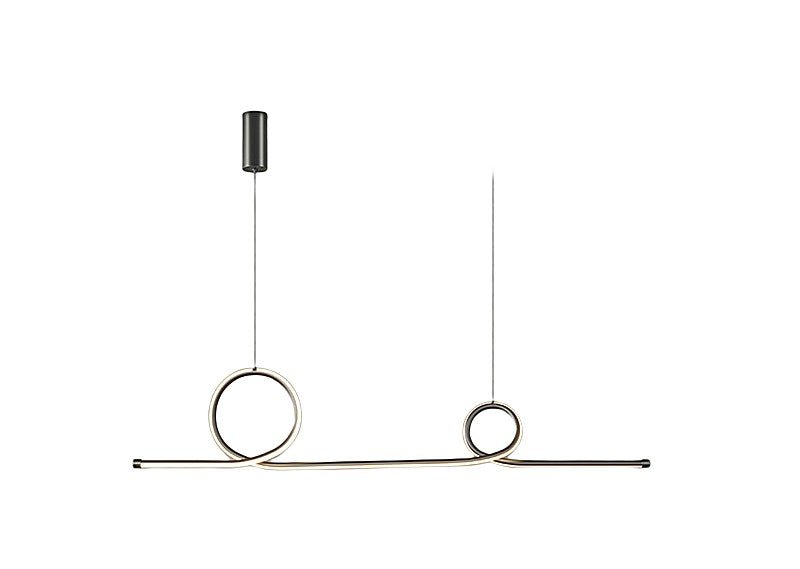 MIRODEMI® LED Pendant Lamp with a Long Strip in a Modern Style for Living Room