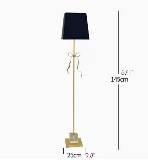 MIRODEMI® Retro LED Copper Floor Light with a Princess Bow for Living Room, Foyer image | luxury lighting | luxury floor lamp