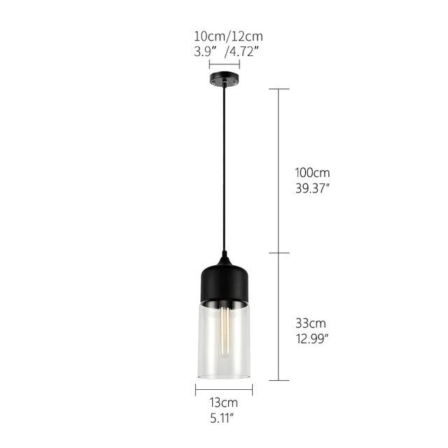 MIRODEMI® Modern loft hanging Glass Pendant Lamp for Kitchen, Restaurant, Bar, living room, bedroom CC