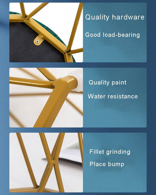 Creative Luxury Iron Wrought Iron Ottoman image | luxury furniture | unique ottoman | unique furniture | creative furniture