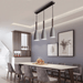 MIRODEMI® Vintage Metal LED Pendant Lamp for Kitchen, Dining Room, Living Room Grey / 3 Heads