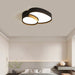 MIRODEMI® Mounted Ceiling Lights with Irregular Shaped Surface 2Light Black / Small / 3 Colors Switchable