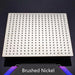MIRODEMI® Chrome/Brushed Nickel Stainless Steel Ultrathin Shower Head 16" Rainfall Brushed Nickel