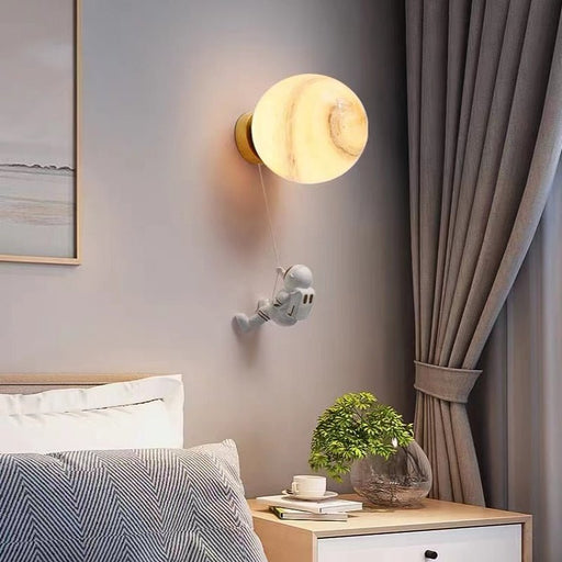 MIRODEMI® Creative Universe Lantern Planet Wall Sconce for Kids Room, Bedroom image | luxury lighting | planet wall lamps
