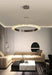 MIRODEMI® Gold/black ring led chandelier for living room, dining room, bedroom Black / 23.6'' / Warm Light
