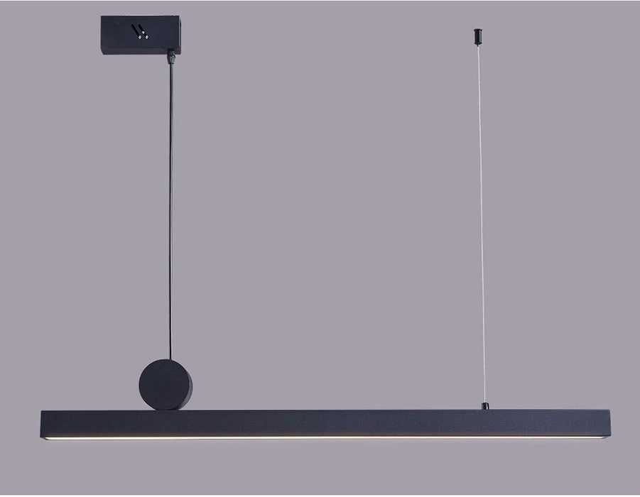 MIRODEMI® Modern black hanging chandelier for living room, dining room, kitchen island