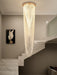 MIRODEMI® Luxury Large Staircase Flush Mount Led Crystal Ceiling Hanging Chandelier For Stairwell image | luxury furniture
