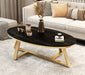 Gold/Black/White/Grey Marble Nordic Coffee Table For Living Room Gold + Black / 47.2x23.6x17.7"