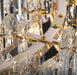 MIRODEMI® Creative Сrystal Ring Ceiling LED Chandelier for Living Room, Bedroom, Dining Room image | luxury lighting