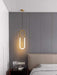 MIRODEMI® Saint-Martin-d'Entraunes | Paper Clip-Shaped Lighting Fixture 1 Light / Large / Warm Light