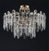 MIRODEMI® Tiered Сrystal Ceiling LED Chandelier for Living Room, Bedroom, Dining Room image | luxury lighting | luxury lamps